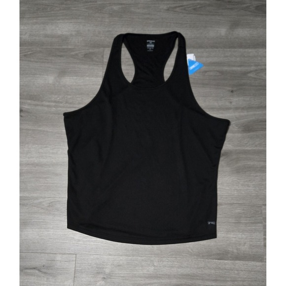 TSLA Muscle Shirt Mens Black Tank Top Sleeveless Workout‎ Gym Training XL NWT - Picture 1 of 9